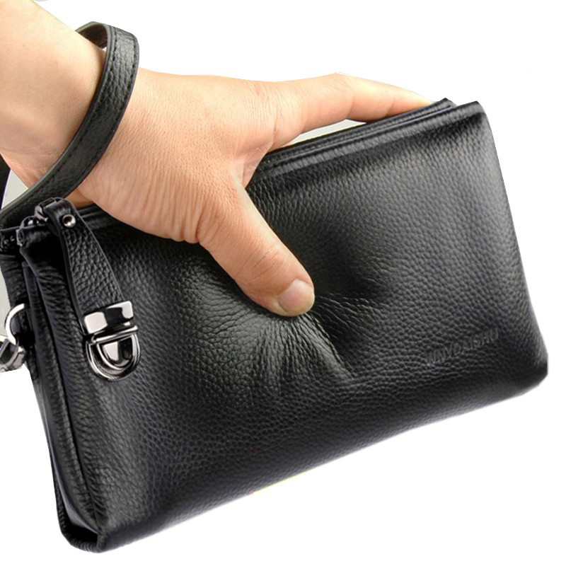 Leatherwork Clamp - 2025 Hand Bag Men Real Cowhide