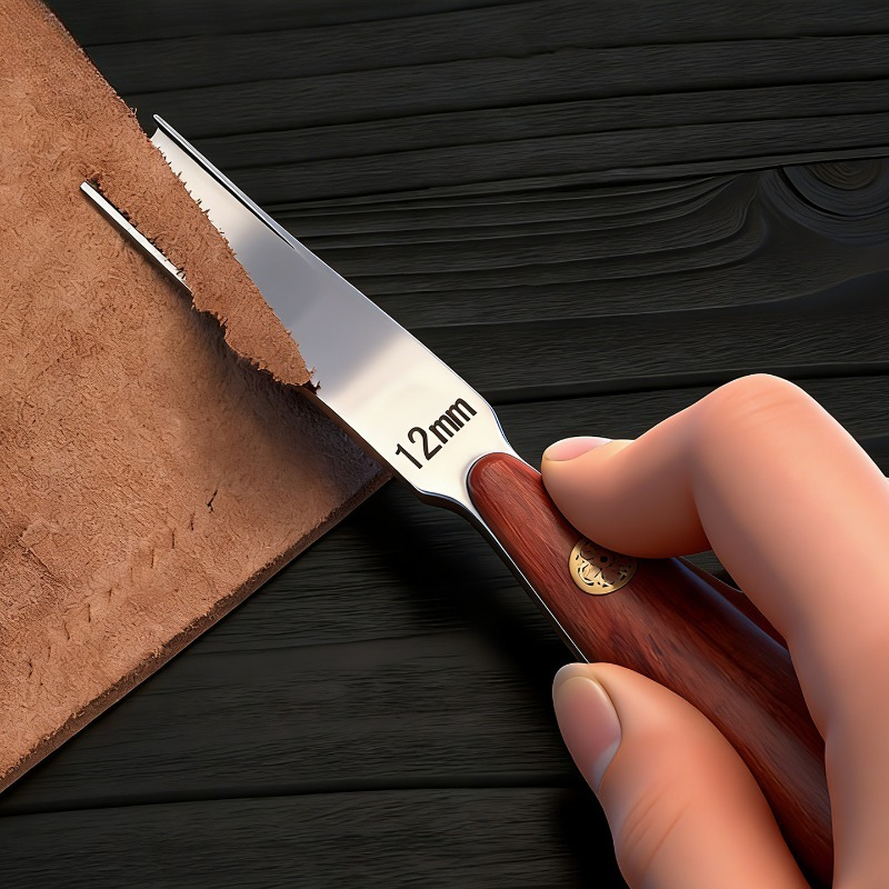 Wide Rosewood Skiving Knife, L - огляд і ціна Leather Edge Beveler