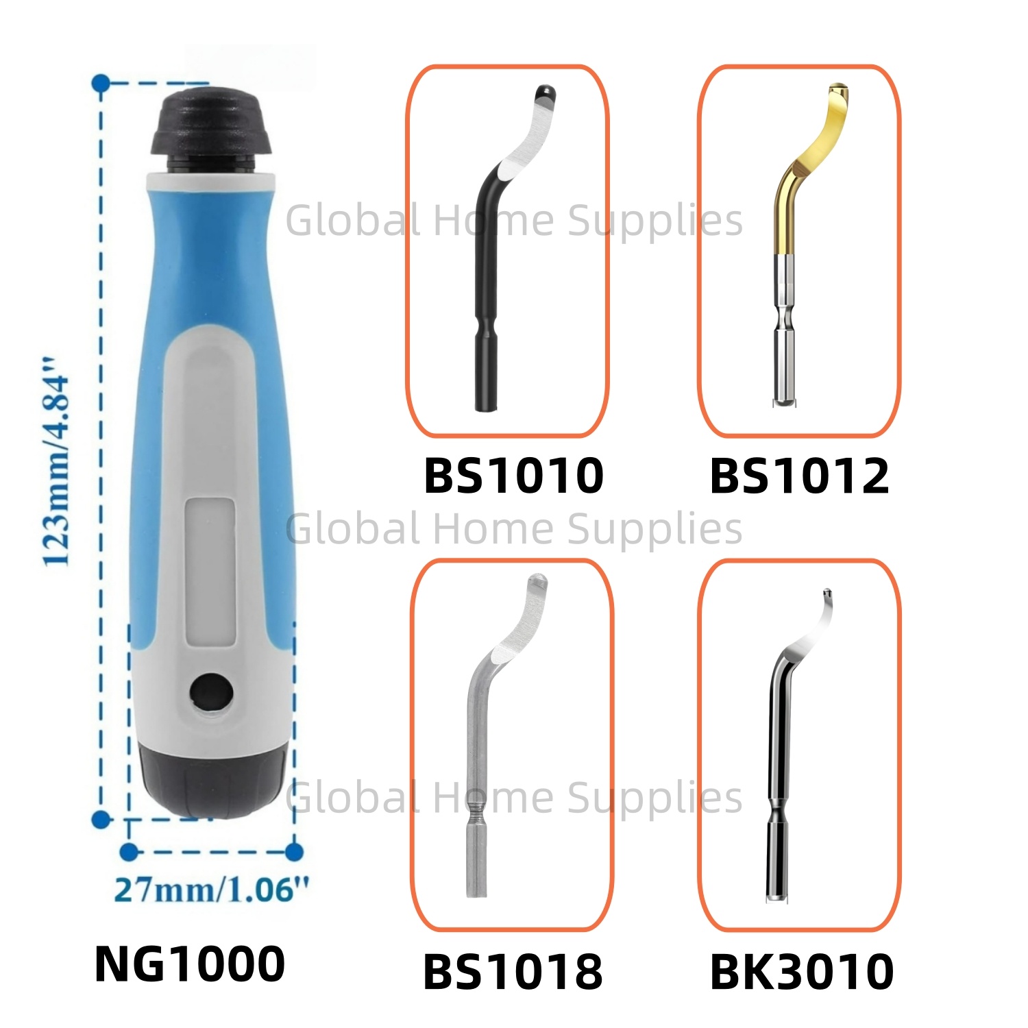Hand Deburring Tool Kit with 4 - огляд і ціна Swivel Knife Tool