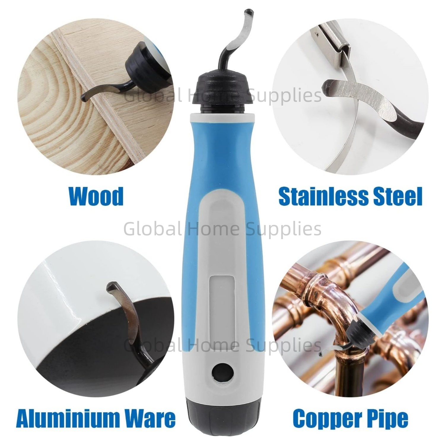 Hand Deburring Tool Kit with 4 - огляд і ціна Swivel Knife Tool