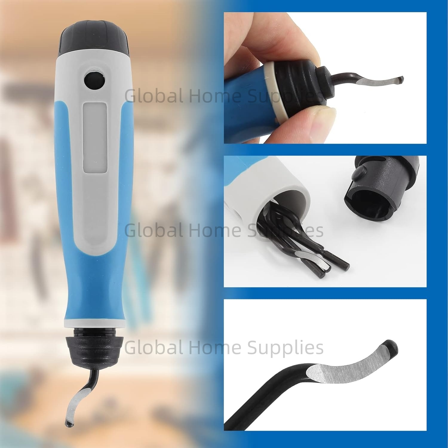Hand Deburring Tool Kit with 4 - огляд і ціна Swivel Knife Tool
