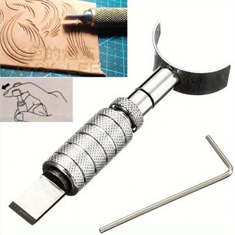 1PC Stainless Steel Leather Ca - огляд і ціна Swivel Knife Tool