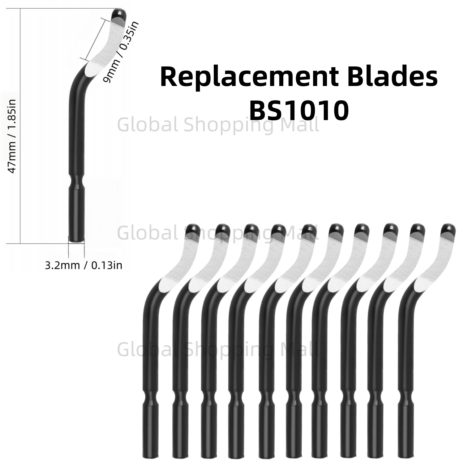 10PCS Swivel Blades 360 Degree - огляд і ціна Swivel Knife Tool