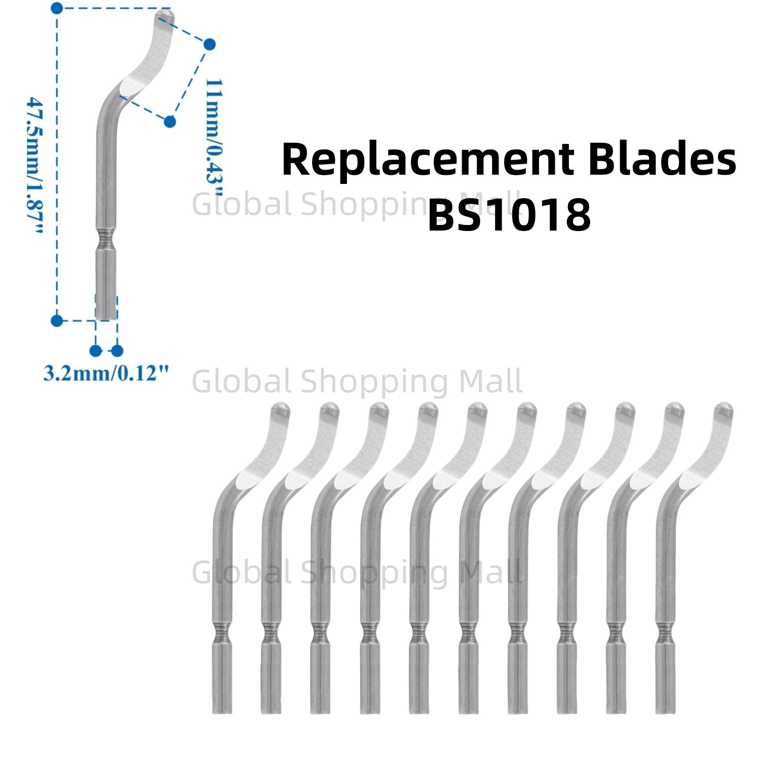 10PCS Swivel Blades 360 Degree - огляд і ціна Swivel Knife Tool