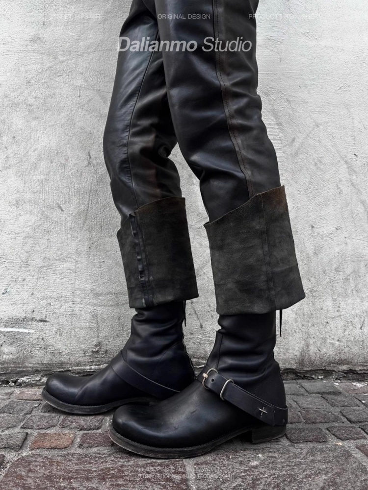 Black Cool Short Boots for Men - огляд і ціна Leather Work Youtube