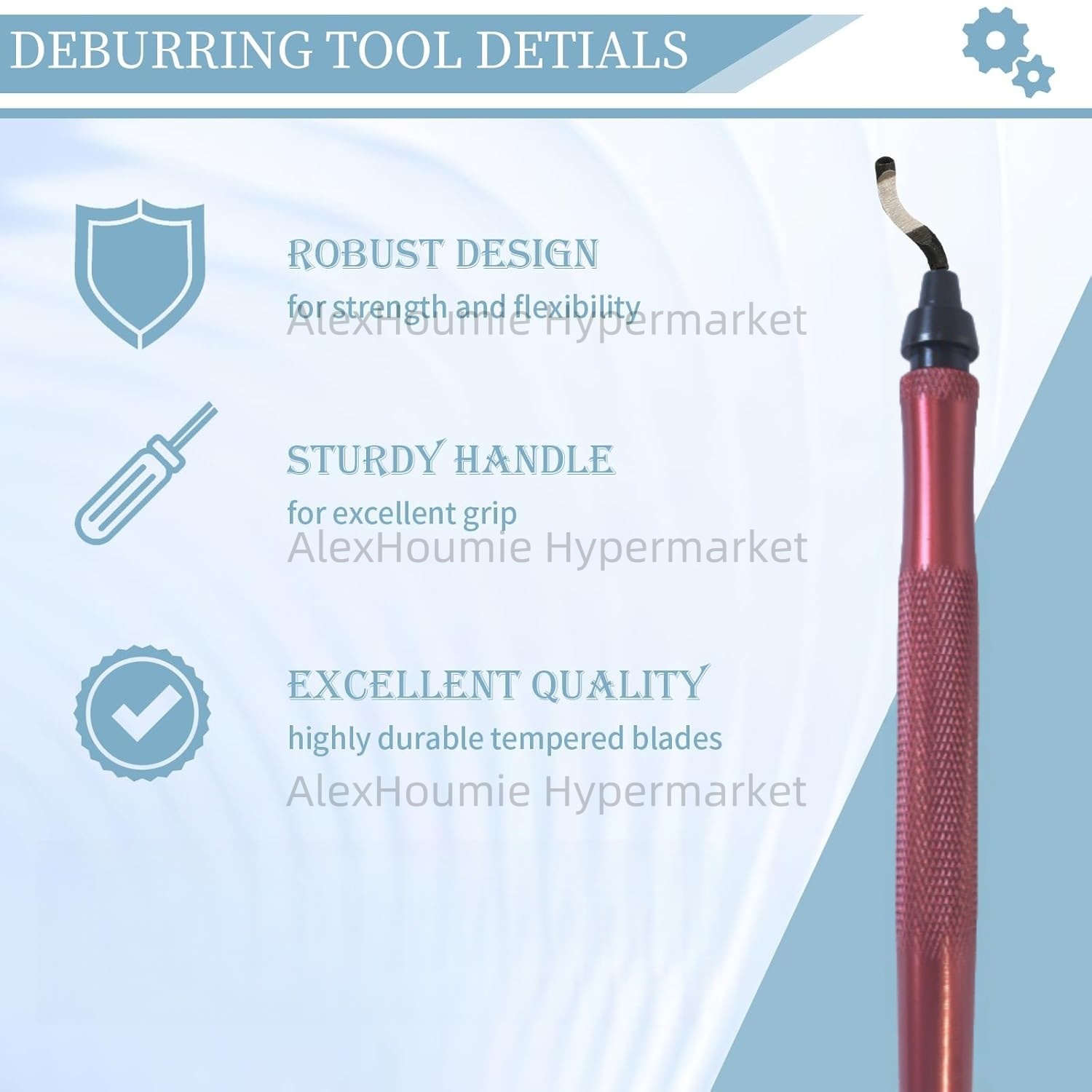 RB1288 Deburring Tool Kits wit - огляд і ціна Swivel Knife Tool